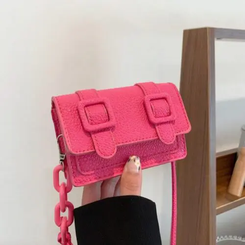 Chic Color Contrast Blooming Shoulder Crossbody Bag for Fashionistas