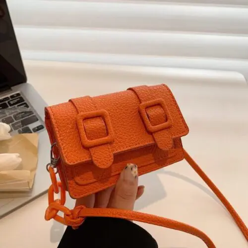 Chic Color Contrast Blooming Shoulder Crossbody Bag for Fashionistas