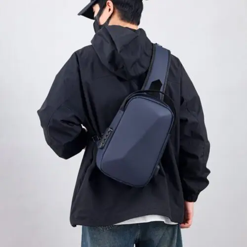 Large Capacity Outdoor Cycling Crossbody Bag for Men – Breathable and Durable