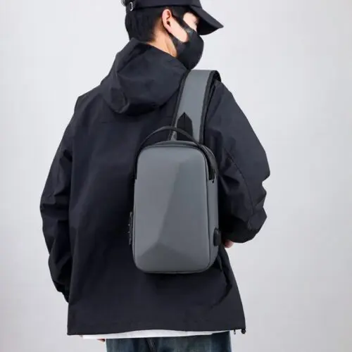 Large Capacity Outdoor Cycling Crossbody Bag for Men – Breathable and Durable