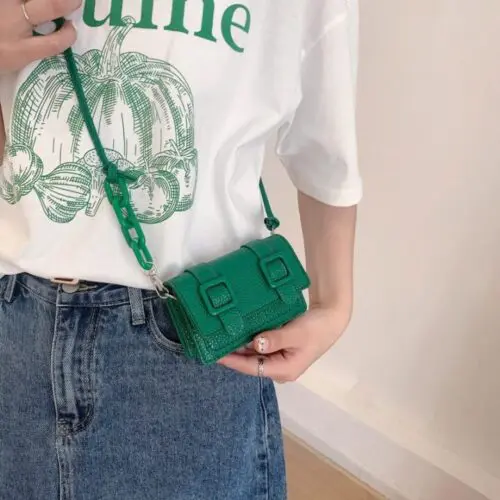 Chic Color Contrast Blooming Shoulder Crossbody Bag for Fashionistas