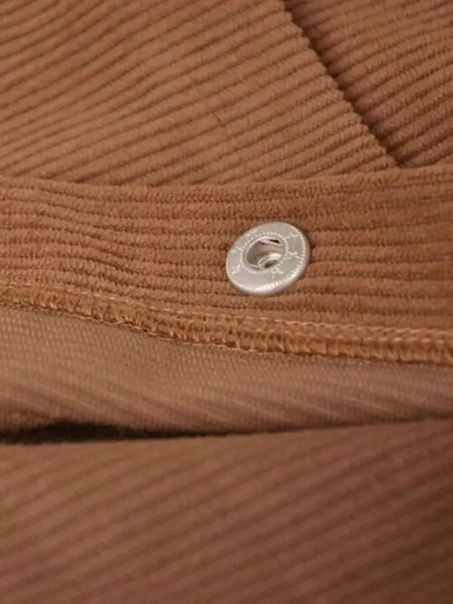 High-Waisted Corduroy Skirt for Classic Chic Style