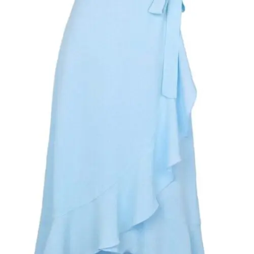 Chic Irregular Hem Tie Long Skirt-Effortless Elegance