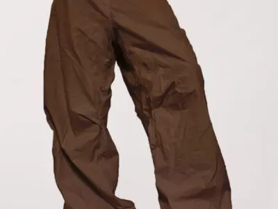 Casual Straight Leg Loose Bandage Waist Street Trend Overalls
