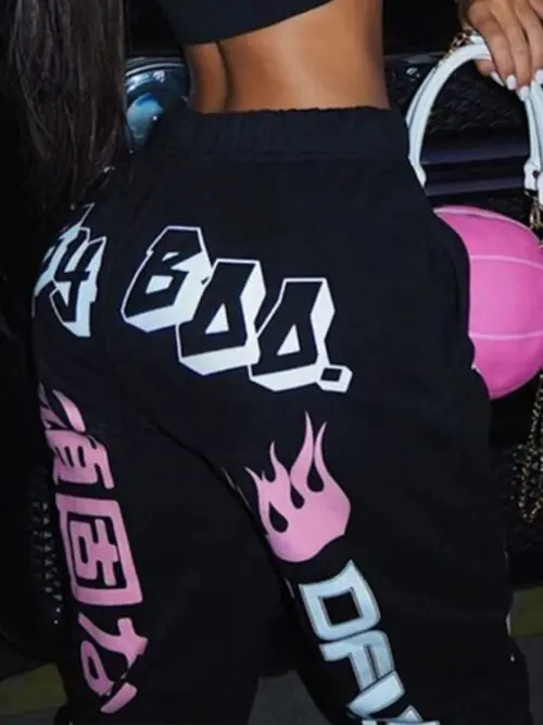 Streetwear Fashionable Print for Sporty Casual Style