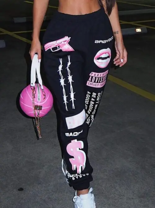 Streetwear Fashionable Print for Sporty Casual Style