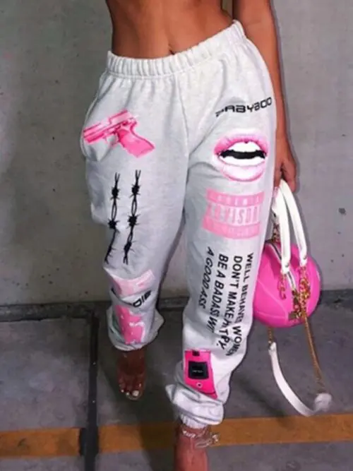 Streetwear Fashionable Print for Sporty Casual Style