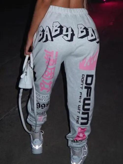 Streetwear Fashionable Print for Sporty Casual Style