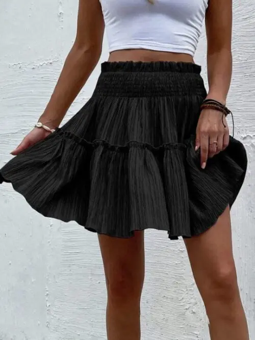 Casual Fashion Cake Short Skirt