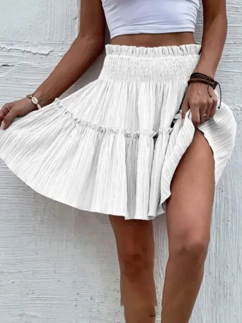 Casual Fashion Cake Short Skirt