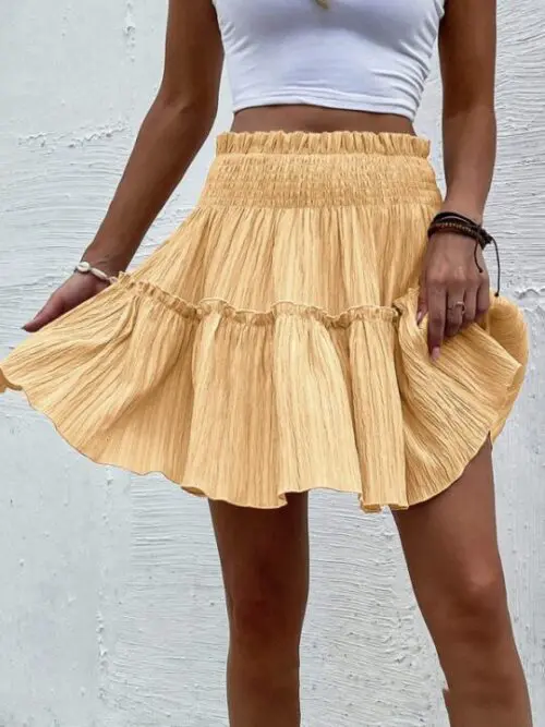 Casual Fashion Cake Short Skirt