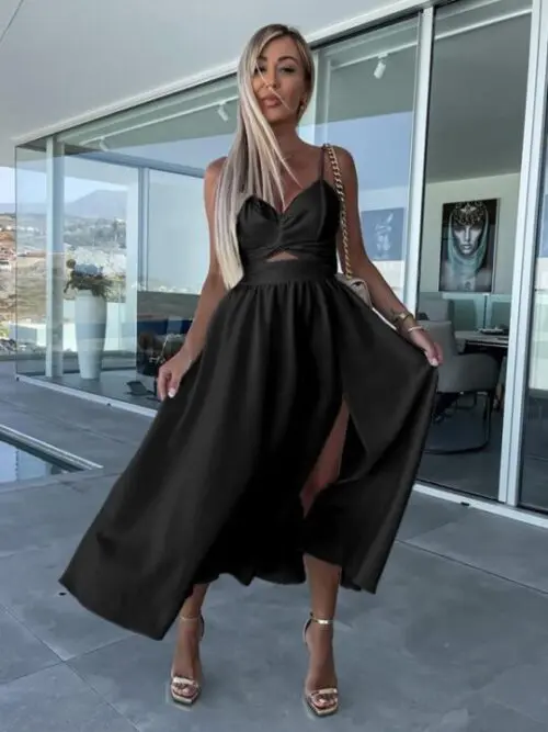 Sexy Elegant Fashion | Woven Ladies Dress