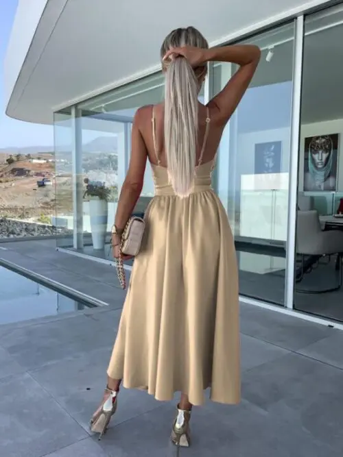 Sexy Elegant Fashion | Woven Ladies Dress