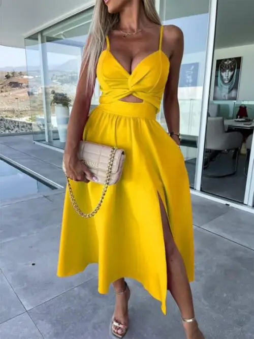 Sexy Elegant Fashion | Woven Ladies Dress