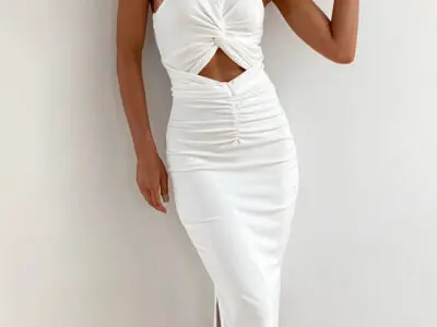 Slim Slit Dress | Casual Sleeveless Vacation Dress