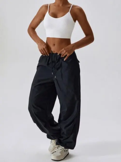Relaxed Fit Straight-Leg Casual Overalls with Pockets