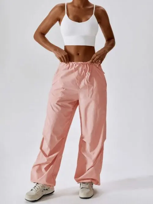 Relaxed Fit Straight-Leg Casual Overalls with Pockets