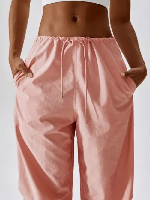 Relaxed Fit Straight-Leg Casual Overalls with Pockets