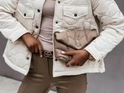 Long Sleeve Button-Adorned Cotton Coat