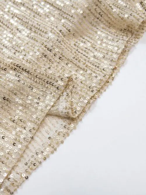 Shimmer and Shine | Long Sequined Street Fashion Skirt