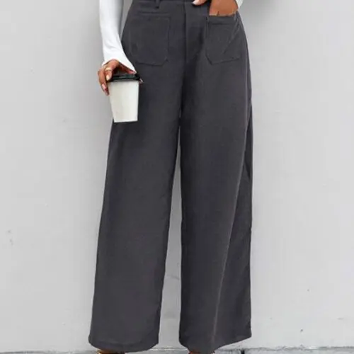 New Corduroy Patch Pocket Casual Pants | Comfortable and Stylish Trousers for Everyday Wear