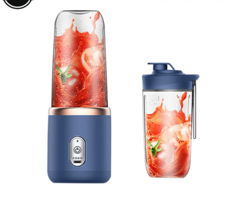 Portable Mini Electric Fruit Juicer – USB Charging Smoothie Blender for Lemon, Orange, and More