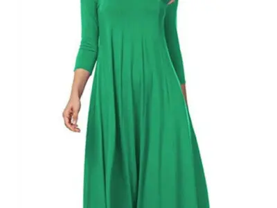 Sleeveless Round Collar Casual Dress
