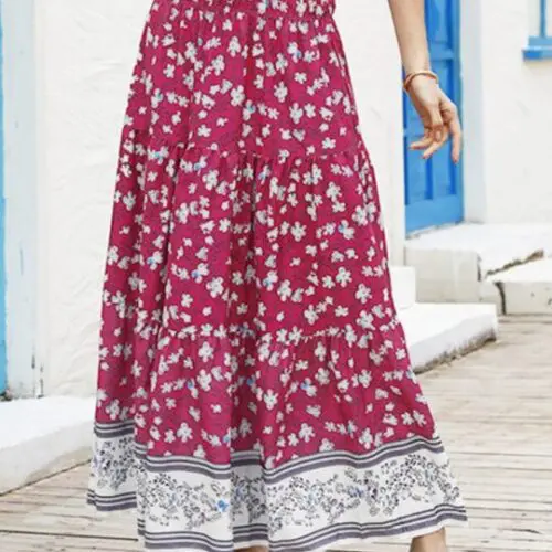 Women’s Casual Boho Print Skirt