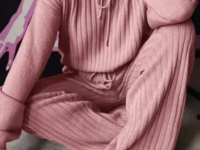Comfortable Hooded Casual Suit with Long Sleeves