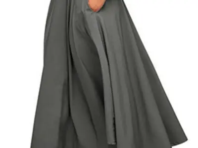 Casual High Waist Lace Up Skirt