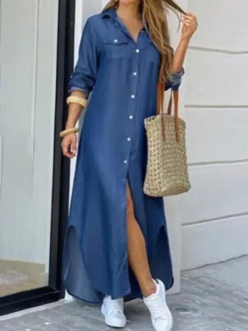 Chic and Sexy Long Shirt Dress