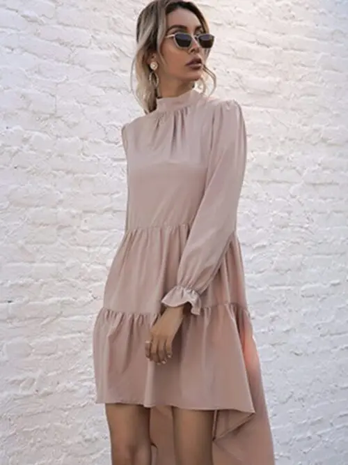 Versatile Women’s Long-Sleeved Casual Fashion Dress