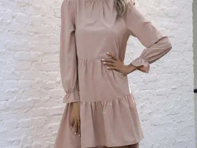 Versatile Women’s Long-Sleeved Casual Fashion Dress