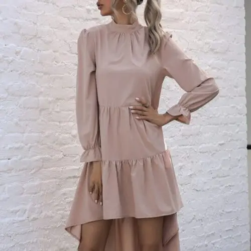 Versatile Women’s Long-Sleeved Casual Fashion Dress