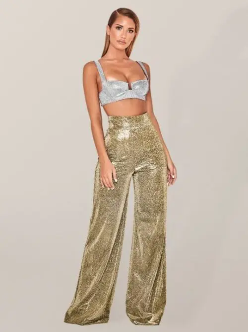 High-Waist Wide-Leg Pants for a Stylish and Casual Look