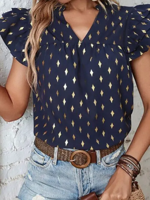 New French Retro Ruffled Shirt |Elevate Your Wardrobe with Chic Elegance