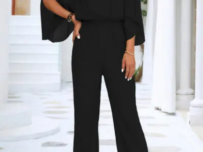 Stand Collar Jumpsuit
