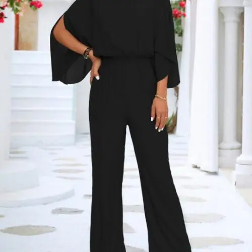 Stand Collar Jumpsuit