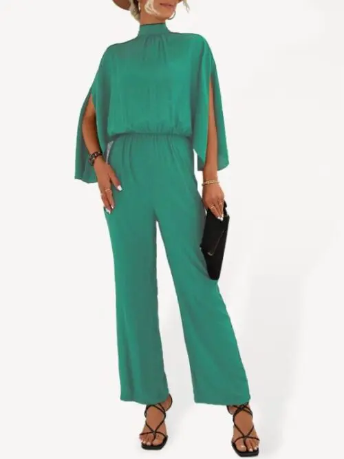 Stand Collar Jumpsuit