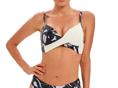 Chic Harmony-Sensual Color-Matching Bikini Set