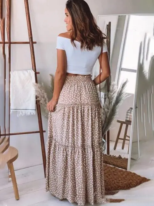 Women’s Resort Storm Dot Print Skirt