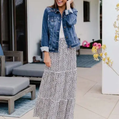 Women’s Resort Storm Dot Print Skirt