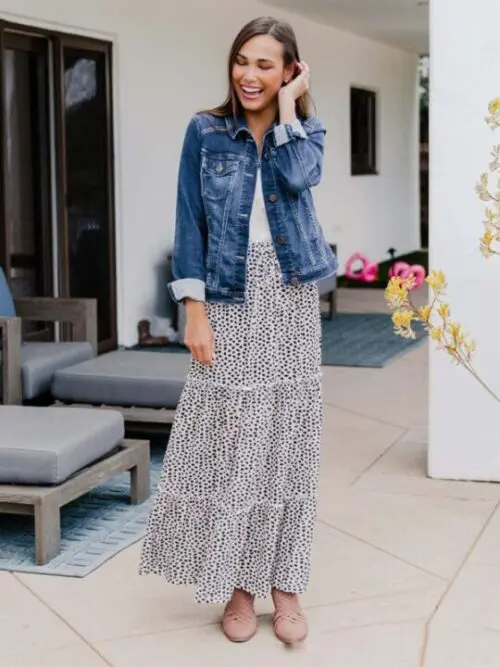 Women’s Resort Storm Dot Print Skirt