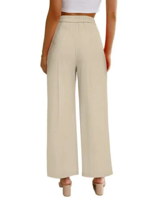 High Waist Wide Leg Dress Pants for Women