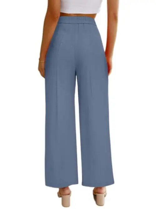 High Waist Wide Leg Dress Pants for Women