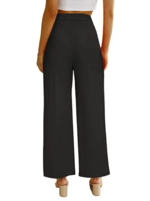 High Waist Wide Leg Dress Pants for Women