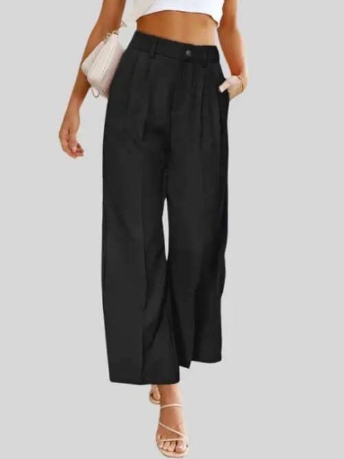 High Waist Wide Leg Dress Pants for Women