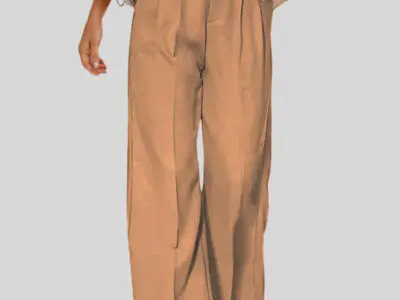 High Waist Wide Leg Dress Pants for Women
