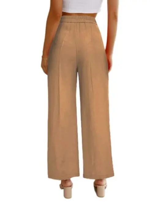High Waist Wide Leg Dress Pants for Women