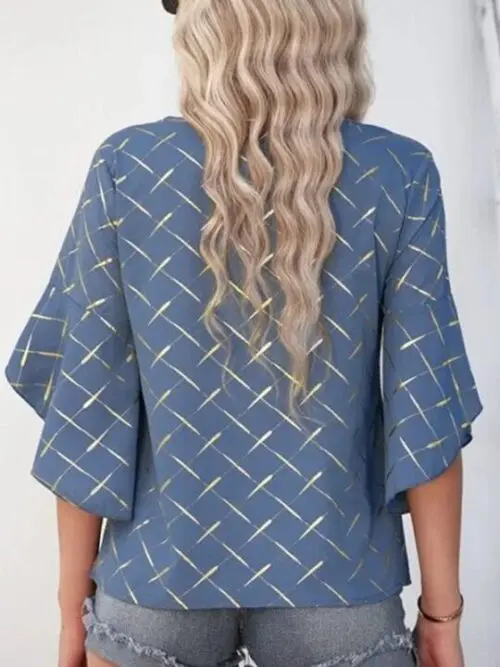 Casual Ruffle Sleeve Top- New Arrivals for a Relaxed and Stylish Look